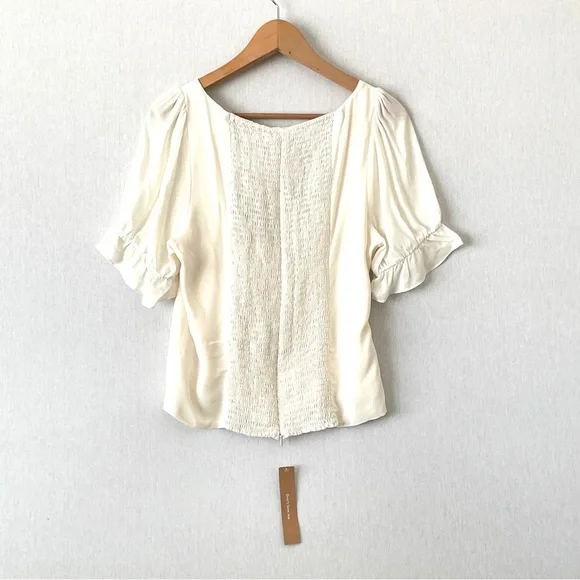Reformation Delevan Top in Gossamer - Picture 10 of 11